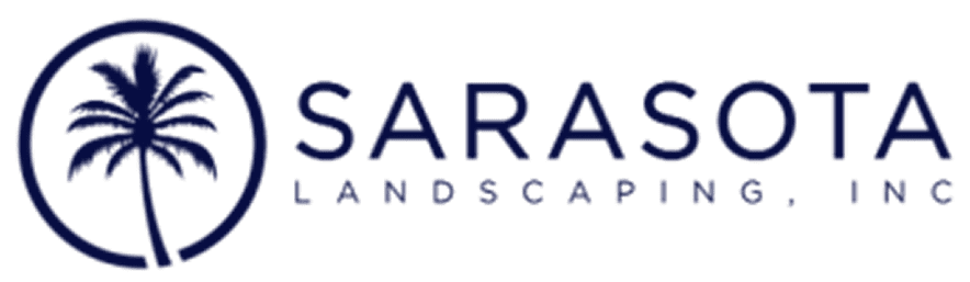 Logo for Sara Landscaping with a blue and green color scheme.